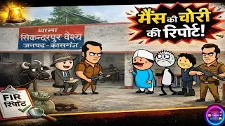 ठंड में भैंस की चोरी 🤪|Tween Tackle Baba| दर्ज हुई भैंस की चोरी की रिपोर्ट| tween craft comedy video