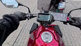 Yamaha MT09 24 / Honda CB650R Tour / Düsseldorf / Krefeld / Meerbusch / Mit Fähre über den Rhein