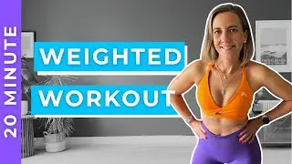 20 Min Full Body Strength Workout | Dumbbells, No Repeat, Follow Along 💪