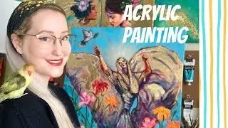 Acrylic Portrait Painting/Female Empowerment