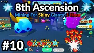 Roblox Collect All Pets | Mining For Shiny Giants: Day 37 (8th Ascension) Ft. Willow