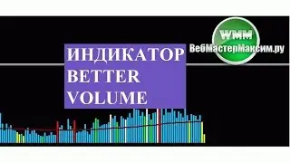 Индикатор better volume