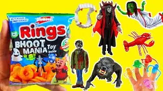 😍Motu Patlu Rings Bhoot Mania Toy Inside 👹| Free Gifts Inside | Snacks Unboxing | Review In Hindi 🥰