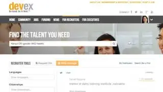 Devex candidate search for advanced users