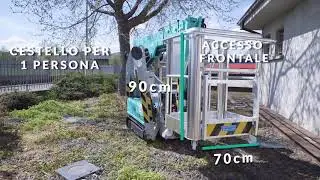 Piattaforma aerea ragno cingolato IMER IMR13