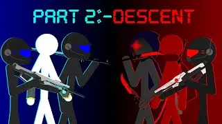 Claira part 2:- Descent #animation #sticknodes #fighting #stickmanfight #OG #scifi #battle #epic