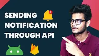 sending notification through api retrofit fcm android studio.