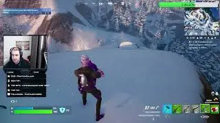 Fornite Week 7 - Travel distance while sliding on snow