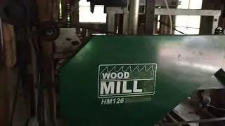 TINYTECH 6 HP STEAM ENGINE RUNNIG BANDSAW MILL IN CANADA