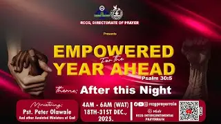 EMPOWERED FOR THE YEAR AHEAD || PRAYERRAIN LIVE II 25TH  DECEMBER, 2025