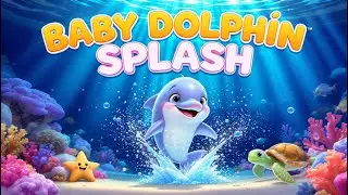 Baby Dolphin Splash Song | Fun Underwater Adventure Poem for Kids | Kids Mania