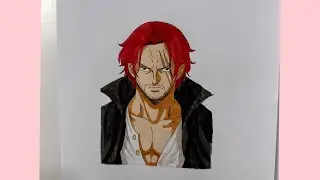 How to Draw Shanks Easy | One Piece (Step by Step)