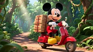 🍕🐭 Mickey&rsquo;s Jungle Pizza Delivery Adventure | Kids Cartoon Story | 3D Animation
