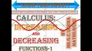 INCREASING AND DECREASING FUNCTIONS -1(INTRODUCTION AND BASIC PROBLEMS)