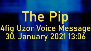 [The Pip] 4 digit Uzor Voice Message; 30. January 2021, 13:06 UTC