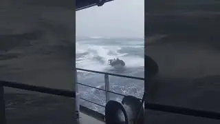 The Power of the Sea: Watch This Boat Take on Big Waves
