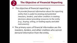 objective of financial reporting