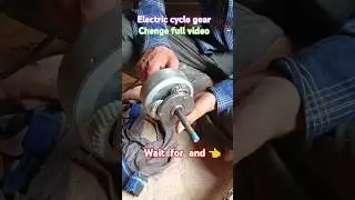 electric cycle hub motor gear change  #tecnical  #electricbicycle   #sorts