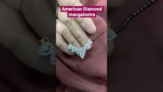 Gold American Diamond Mangalsutra | ABDESIGNS #abdesigns #mangalsutra #jewellery