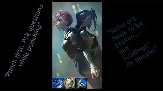 Team Fight Tactic LoL - Power of the Sisters Vi/Jinx Team Work
