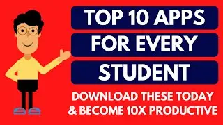 Top 10 apps for every student | Best apps for students in 2022 | Download these & become 10X better