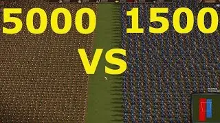 Cossacks 3: 5000 Musketeers VS 1500 Dragoons. ( Epic Battle)