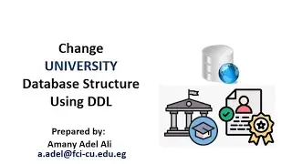 DDL Practical Examples | Change UNIVERSITY Database Structure | SQL Server Management Studio (SSMS)