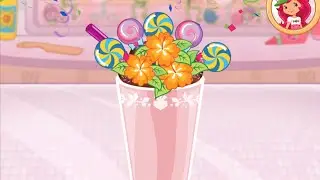 Strawberry Shortcake Bake Shop - Lollipop 🍭 Very Berry Smoothie - Fun Cooking Gameplay