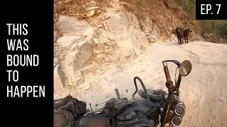 Nearly 250km of OFF ROAD: Dropped the Bike| Nepal Ride | Royal Enfield Thunderbird 500
