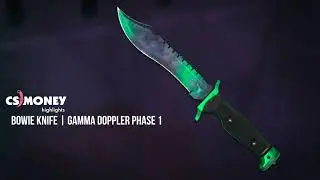 CS:GO | Bowie Knife - Gamma Doppler Phase 1