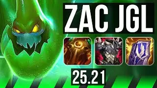 ZAC vs UDYR (JGL) | EUW Master | 25.21