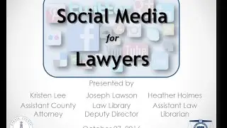 Legal Tech Institute - Social Media for Lawyers