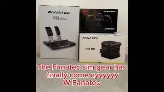 Fanatec sim racing gear is here!!