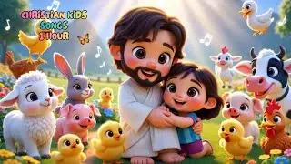 Bible Songs for Kids | 60 Minutes with Jesus | Fun Worship & Moral Lessons