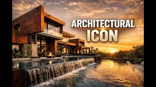 Architectural...Luxury Villa Tour | Cinematic Corten Steel Design 4K