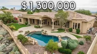 Inside $1,300,000 Mansion with SCENIC MOUNTAIN VIEWS | Phoenix Homes For Sale | Phoenix Real Estate