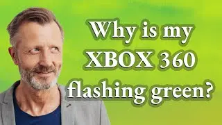 Why is my Xbox 360 flashing green?