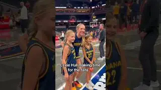 Lexie Hull met the 2 most adorable Indiana Fever fans ☺️