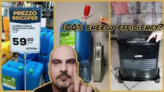 How to heat with 100% efficient energy efficiency with a liquid fuel stove type Zibro Qlima