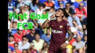 PAULINHO FIRST GOAL WITH BARCELONA GETAFE VS BARCELONA 1-2