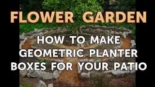 How to Make Geometric Planter Boxes for Your Patio