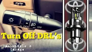 Disable Daytime Running Lights - 3rd Gen Toyota 4Runner 1999-2000 - How To