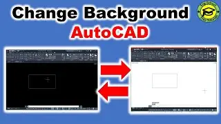Как изменить цвет фона в AutoCAD | Черный | Белый