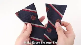 Pure Handmade Quality Elegant Mens Navy Blue Stripe Adjustable Suit Macthing Self Bow Ties
