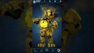 Withered Golden Freddy FNaF Workshop & Voice Line Animation