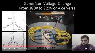 Generator Terminal Connection @ Converting 380v to 220v with Zero Cost - Part. 01