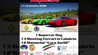 13 Meeting Ferrari in Calabria - 1 Supercar Day  - 12 Memorial Luca Zerilli 2020