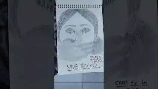 Save Girl Child Drawing | Beti Bachao Beti Padhao Art | Pencil Sketch | Krish Art