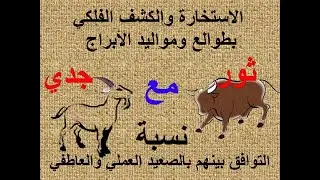 ‏‏توافق الابراج في العمل والعاطفة برج الثور مع الجدي