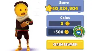 My high score on Subway Surfers..